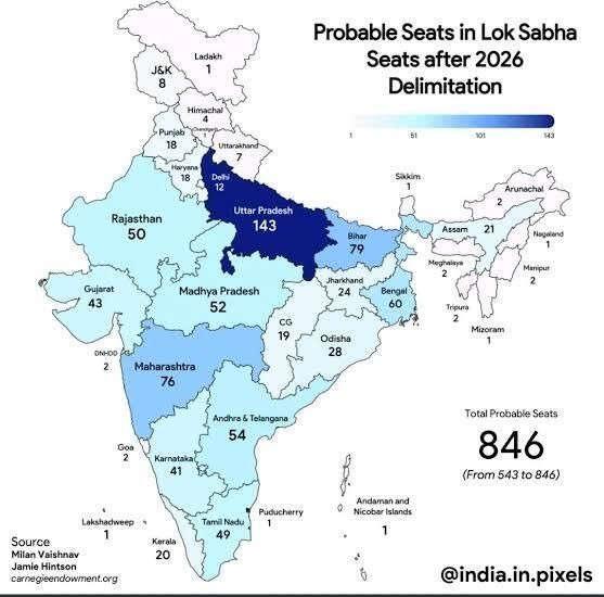બિગ અપડેટ: લોકસભાની સીટ 816 સુધી વધશે? મહિલાઓ માટે 273 અનામત – સંપૂર્ણ વિગતવાર માહિતી 2 બિગ અપડેટ: લોકસભાની સીટ 816 સુધી વધશે? મહિલાઓ માટે 273 અનામત – સંપૂર્ણ વિગતવાર માહિતી